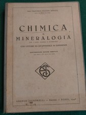 LIBRO DEL 1948 " CHIMICA E MINERALOGIA" - A. SIGNORELLI EDITORE