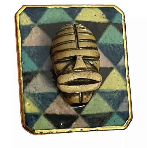 Spilla artigianale maschera
