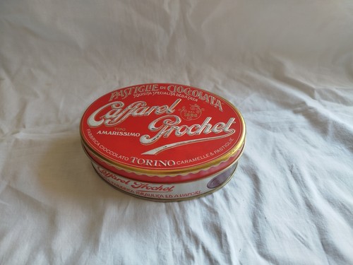 Scatola latta vintage caffarel - scatola,