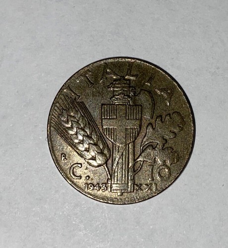 Italia moneta regno del - del, 1943