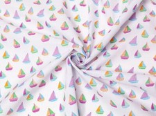 Tessuto in policotone stampato