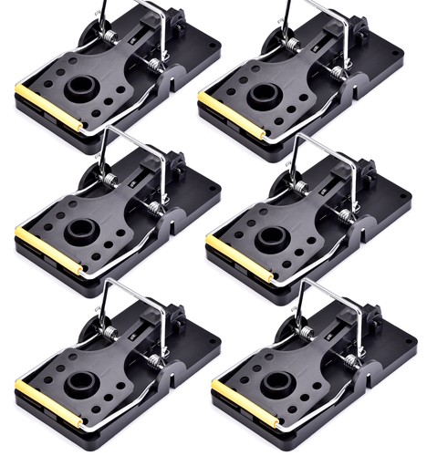 Mouse traps molla scatto - 6x,
