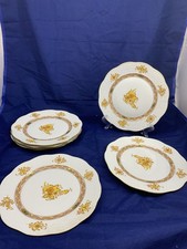 Servizio Piatti Dolce Herend Apponyi Giallo Porcellana