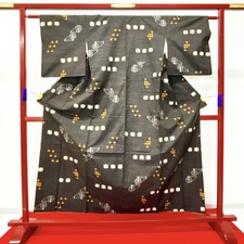 Kimono giapponese 'TSUMUGI' seta/modello classico/tradizionale/lunghezza:...