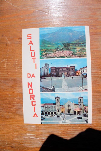 Cartolina commemorativa visita - cartolina,