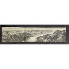 Cartolina Tripla Lago di Lugano - Panorama del Monte Generoso (Svizzera)