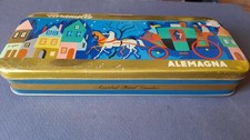 CARAMELLE ALEMAGNA Scatola latta vintage panettone