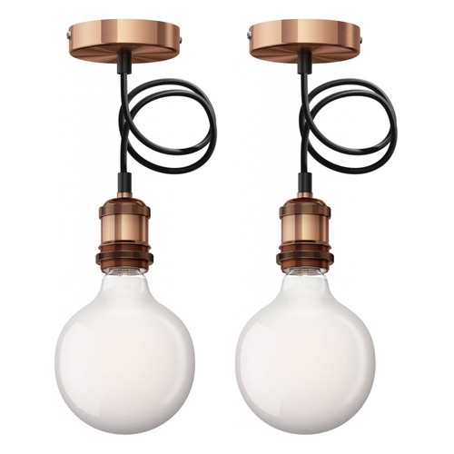 Lampada sospensione retra - 2x,