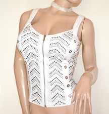 TOP BIANCO canotta donna