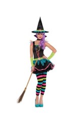Karnevalskostüm Hexe Neonhexe