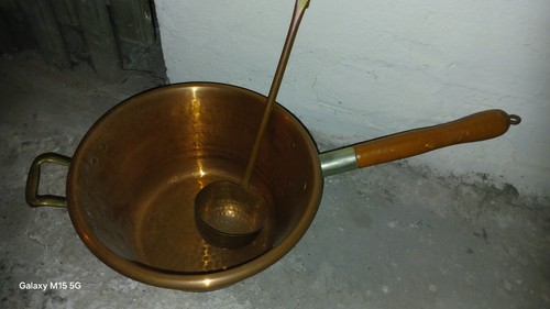 Pesante paiolo artigianale in - ,