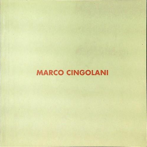 Marco cingolani antonio - cingolani, aa.vv.