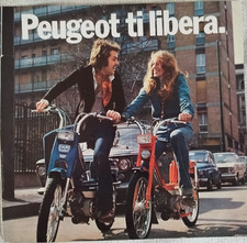 PEUGEOT CICLOMOTORI 102 103 104 LS LVS MS MT V BROCHURE DEPLIANT ORIGINALE