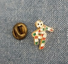 Spilla Vintage in Metallo Mascotte Mondiali Italia 90,Rara!