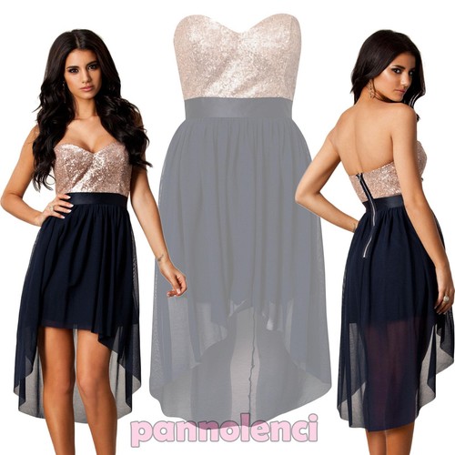 Vestito donna coda - , chiffon