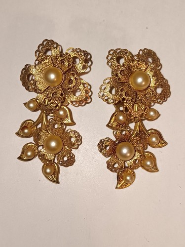 Orecchini clip vintage coro - orecchini,