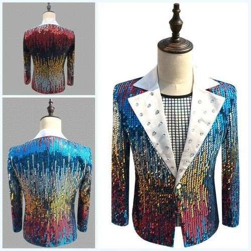 Men one button blazer - men, coat