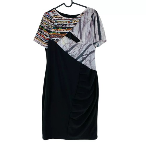 Abito nero collo giro - a,