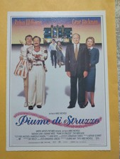 PIUME DI STRUZZO - CARTOLINA MINI LOCANDINA CIAK 1996 COLLEZIONE CINEMA