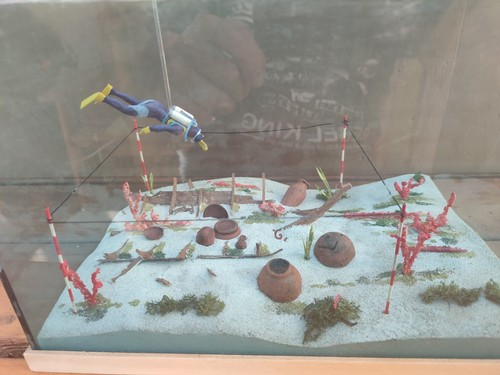 Diorama archeologia subacquea - subacquea,