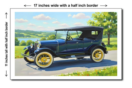 Poster ford 11x17 1927 - 4,