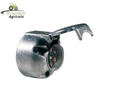 Presa 7 poli 12 V in alluminio