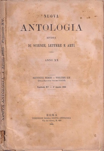 Nuova antologia anno - antologia,, xx