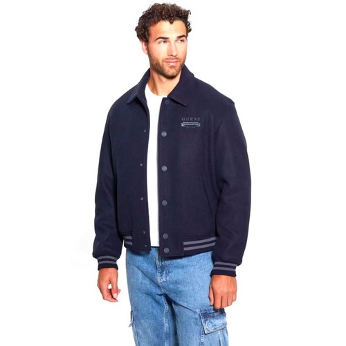Guess melton bomber uomo - melton,