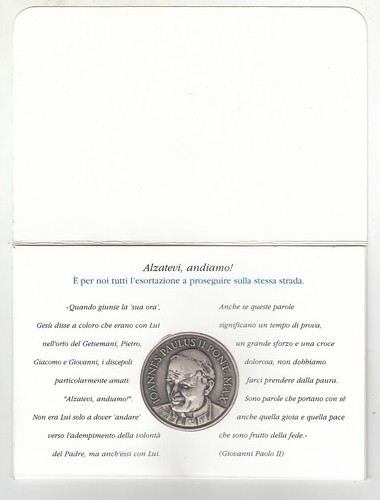 Medaglia commemorativa papa - commemorativa,