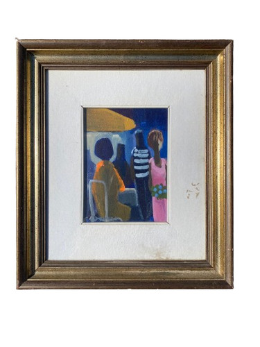Quadro eliano fantuzzi olio - quadro,
