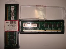 2 MODULI MEMORIA RAM 1 G Giga 400 Mhz PC-3200 VIA/SIS/NF/AMD compatibile chipset
