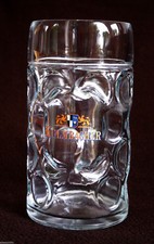 BOCCALE BIRRA IN VETRO KULMBACHER  LT.1