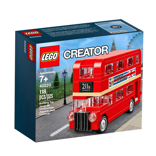 Lego 40220 autobus rosso 2 - autobus,
