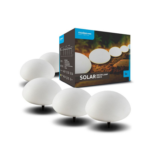 5pz lampada solare giardino - da,