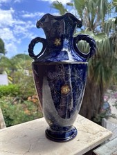 Vaso Ceramica Vintage Anni .  Altezza 37 cm.