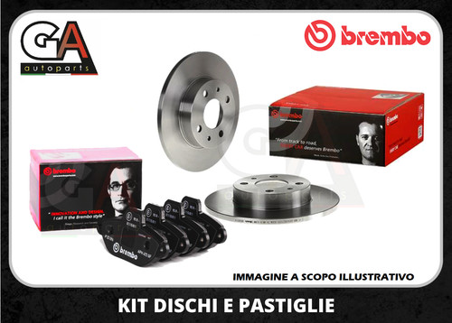 Kit dischi pastiglie freno - dischi,