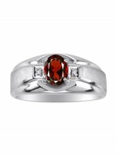 Naturale Granato Gemma Con 14K