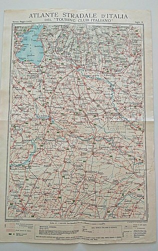 Carta geografica anni - , '20