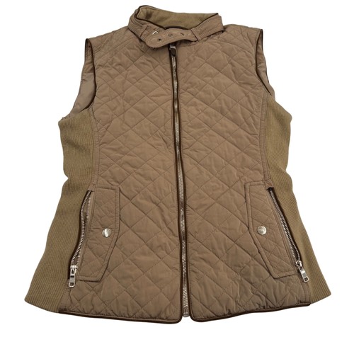 Gilet smanicato trapuntato