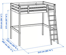 Letto a soppalco Ikea STORA