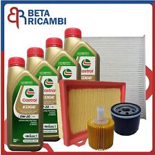 Kit Tagliando Toyota CHR C-HR CH-R 1.8 Hybrid 3 Filtri 4 Litri Olio 0W20 Castrol