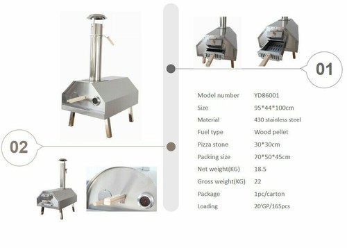 Forno pizza portatile camino - portatile,