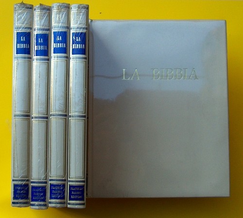 Sacra bibbia 5 volumi - sacra,