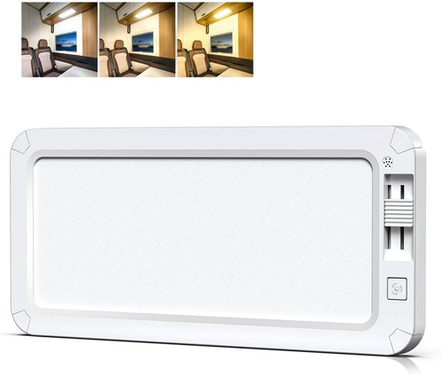 Plafoniera led 12v camper con - led,