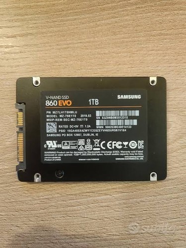 Samsung ssd 860 tb usato - ssd, 1