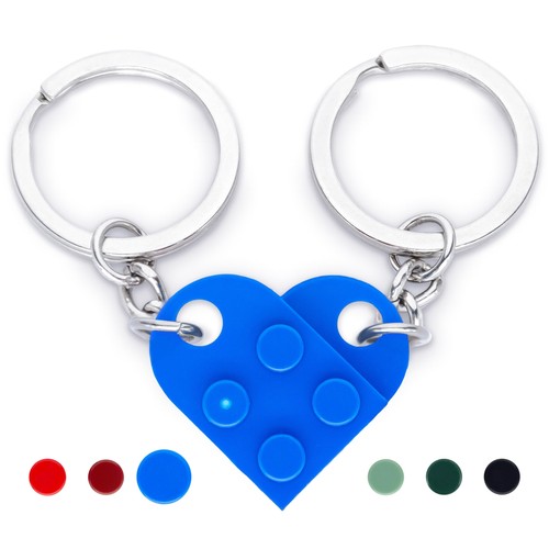 Portachiavi coppia cuore - portachiavi,