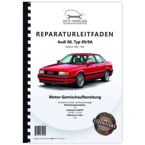 Audi 1987 1992 - 80, 1987-1992