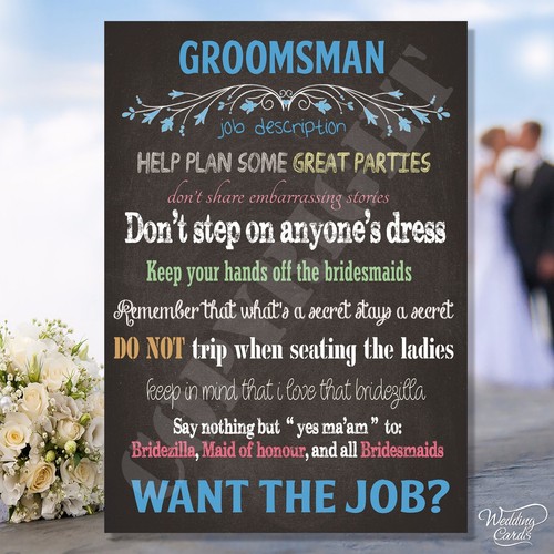 Will you groomsman card - you, be