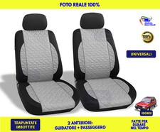 Fodere Sedili Fiat Panda Van Coprisedili Interni auto tappezzeria grigio set da