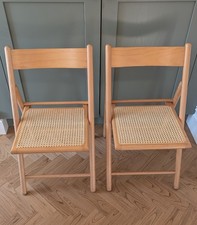 Sedie vintage habitat rattan - sedie,